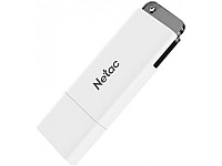 Netac USB 3.0 флеш-диск 32GB U185 с индикатором White/Белый
