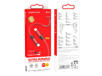 Кабель BX82 Type-C - Type-C 60W, красный, 1 метр BOROFONE 2/360