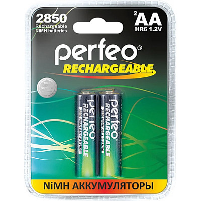 Аккумулятор PERFEO AA2850mAh/2BL пластик /60