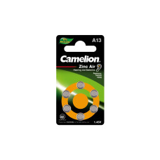 Батарейка Camelion  ZA13 BP6 Mercury Free (без ртути) 1.4V 60/600