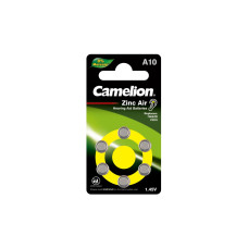 Батарейка Camelion ZA10 BL6 Mercury Free (без ртути) для слухового аппарата 60/600 Батарейка Camelion ZA10 BL6 Mercury Free (без ртути) для слухового аппарата 60/600