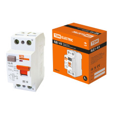 Устройство защитного отключения TDM ВД1-63 2Р 16А 30мА 6/60