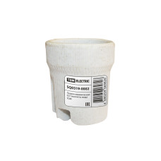 Патрон Е27 керамический (контакты медь) TDM /мин.пар.8шт Патрон Е27 керамический (контакты медь) TDM /мин.пар.8шт