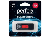 Perfeo USB 3.0 флэш-диск 64GB S05 Black /10/300