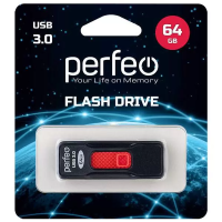 Perfeo USB 3.0 флэш-диск 64GB S05 Black /10/300