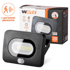 Прожектор cветодиодный WOLTA WFL-20W/05s, 5500K, 20 Вт LED, IP65 с датчиком движения /10