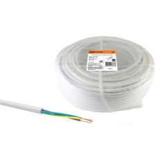 Провод ПВС 3х1 ГОСТ, белый TDM/100 Провод ПВС 3х1 ГОСТ, белый TDM/100