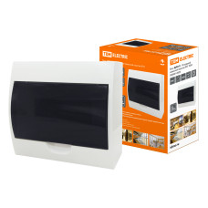 Бокс TDM ЩРН-П IP40, 10 модулей, навесной пластик /20