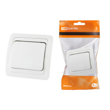 Выключатель TDM 1-кл. 10А, белый "Валдай" 10/200 Выключатель TDM 1-кл. 10А, белый "Валдай" 10/200