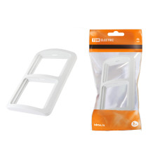 Рамка TDM 2-ая, горизонтальная, белая "Валдай" 2/20/400 Рамка TDM 2-ая, горизонтальная, белая "Валдай" 2/20/400