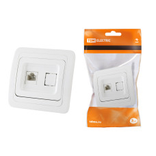 Розетка TDM RJ-45 компьютерная, белая "Валдай" 10/100 ЦЕНА▼ Розетка TDM RJ-45 компьютерная, белая "Валдай" 10/100 ЦЕНА▼