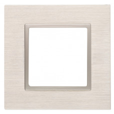 Рамка на 1 пост, металл, Эра Elegance, 14-5201-04 ЭРА шампань+шамп 5/50 ЦЕНА ▼