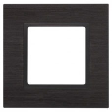 Рамка на 1 пост, металл, Эра Elegance, 14-5201-05 ЭРА чёрный+антр 5/50 ЦЕНА ▼ Рамка на 1 пост, металл, Эра Elegance, 14-5201-05 ЭРА чёрный+антр 5/50 ЦЕНА ▼