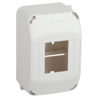 Корпус пластиковый навесной ЭРА SIMPLE КМПн 1/4 IP20 белый Корпус пластиковый навесной ЭРА SIMPLE КМПн 1/4 IP20 белый