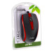 Perfeo мышь оптическая "PROFIL", 4 кн, USB, чёрн-красн /50