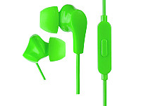 Perfeo наушники внутриканальные c микрофоном ALPHA зеленые /60