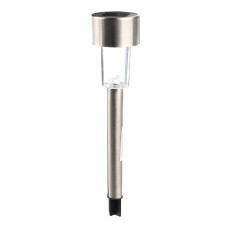 Фонарь садовый LEEK  GSL1 на солнечной батарее хром 2/24