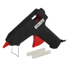 Клеевой пистолет СИЛА 11 мм, 40 Вт, в блистере, 2 стержня в комплекте 1/48