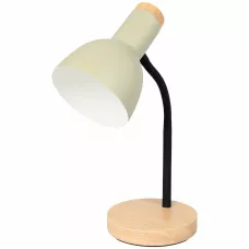 Настольный светильник Camelion KD-436 Е27, 40 Вт, металл+ деревян основ светло-зелен Настольный светильник Camelion KD-436 Е27, 40 Вт, металл+ деревян основ светло-зелен