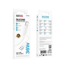 Кабель BX123 Type-C белый BOROFONE Кабель BX123 Type-C белый BOROFONE