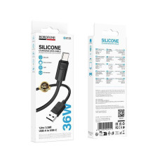 Кабель BX123 Type-C черный BOROFONE Кабель BX123 Type-C черный BOROFONE