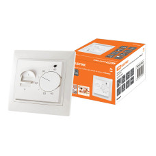 Термостат TDM для теплых полов ТТП 16А 250В, с датчиком 3м "Таймыр", белый 1/64 ЦЕНА▼