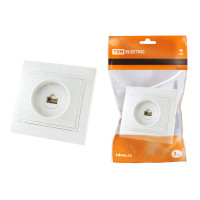 Розетка TDM телефонная RJ11, белая "Таймыр" 10/200 ЦЕНА▼ Розетка TDM телефонная RJ11, белая "Таймыр" 10/200 ЦЕНА▼