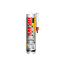 Герметик силиконовый Hauser UNI универсальный белый 260 мл (23815V03) /24 мин отгр 4