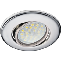 Точечный светильник Ecola DH03 литой пов. MR16 GU5.3 220V хром 1/10
