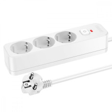 Cетевой фильтр Perfeo "REAL HOME" 2,0м, 3 розетки, 16А, 3500 Вт, тройная защита, белый /30 Cетевой фильтр Perfeo "REAL HOME" 2,0м, 3 розетки, 16А, 3500 Вт, тройная защита, белый /30
