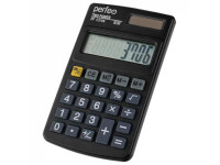 Perfeo калькулятор PF_C3706, карманный, 8-разр., черный /30