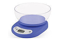 Весы кухонные электронные с чашей HOMESTAR HS-3001, голубые, 5 кг /20