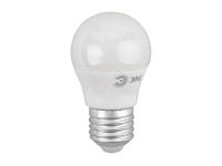 ЭРА Лампа светодиодная QX LED-6,6 Ват-P45-2700K-E27 (арт.P45-9W-827-E27) 2/10/100