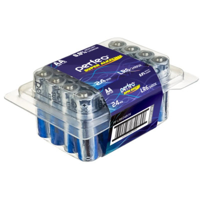 Батарейка PERFEO LR6/24BOX Super Alkaline 24/120/720 Батарейка PERFEO LR6/24BOX Super Alkaline 24/120/720