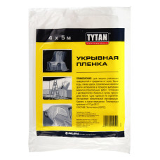 Укрывная пленка прозрачная 4м х 5м прозрачная TYTAN Professional