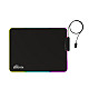 Ritmix Коврик для мыши RGB 400х300х3мм с хабом USB3.0+USB2.0*3