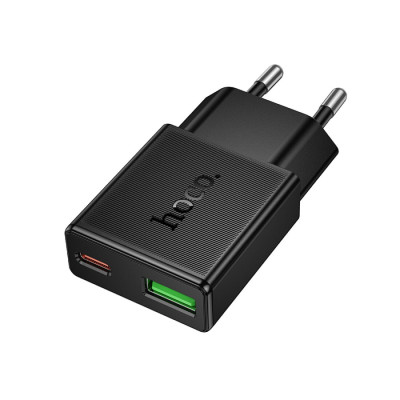Зарядное устройство N73 PD20W+QC3.0 черный hoco