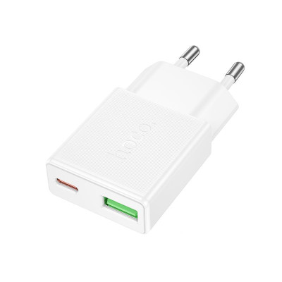 Зарядное устройство N73 PD20W+QC3.0 белый hoco Зарядное устройство N73 PD20W+QC3.0 белый hoco