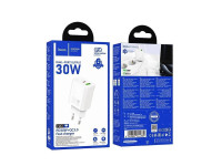 Зарядное устройство N63 PD30W+QC3.0 белый hoco Зарядное устройство N63 PD30W+QC3.0 белый hoco