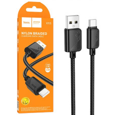 Кабель X113 Type-C черный hoco Кабель X113 Type-C черный hoco