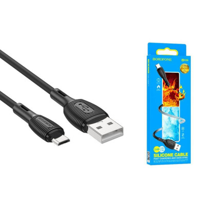 Кабель BX86 для Micro черный BOROFONE Кабель BX86 для Micro черный BOROFONE