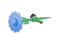 Разбрызгиватель в форме цветка на пике HL2107B (голубой)
