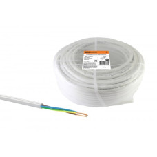 Провод ПВС 3х2,5 ГОСТ, белый TDM /крат.100м Провод ПВС 3х2,5 ГОСТ, белый TDM /крат.100м