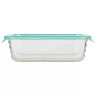 Контейнер LIMPIDO, 650 мл из жаропрочного стекла с крышкой из пластм,прямоуг,темп режим -40 до +300С
