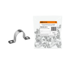 Скоба металлическая TDM 2-х лапковая с внутр. d12-13 мм,/крат.100шт Скоба металлическая TDM 2-х лапковая с внутр. d12-13 мм,/крат.100шт