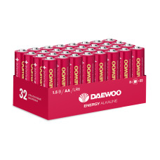 Батарейка DAEWOO LR6 ENERGY Alkaline PACK32 32/768 Батарейка DAEWOO LR6 ENERGY Alkaline PACK32 32/768