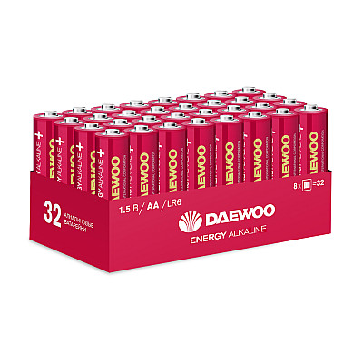 Батарейка DAEWOO LR6  ENERGY Alkaline PACK32 32/768