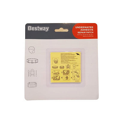 Заплатки ремонтные водостойкие самоклеящиеся 6.5*6.5 см 10 шт 62091 Bestway