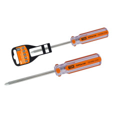 Отвертка крестовая, прозрачная рукоятка, углеродистая сталь, тип PH2 x 100 мм, серия "Гранит" TDM/24 Отвертка крестовая, прозрачная рукоятка, углеродистая сталь, тип PH2 x 100 мм, серия "Гранит" TDM/24