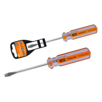 Отвертка шлицевая, прозр. рук., угл. сталь, тип SL6.0 x 100 мм, серия "Гранит" TDM/24 (мин. 3 шт.)